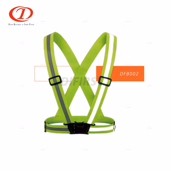 반사 테이프 Dfb002가 포함된 공장의 다채로운 반사 안전 벨트
